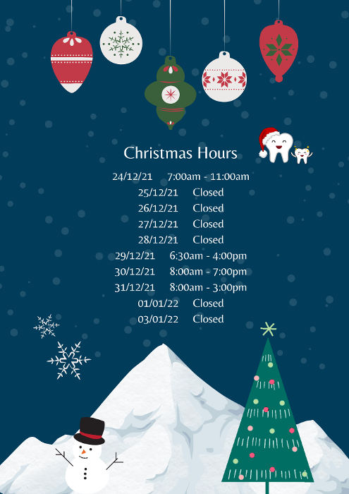 North Brisbane Dental Clinic Christmas Hours