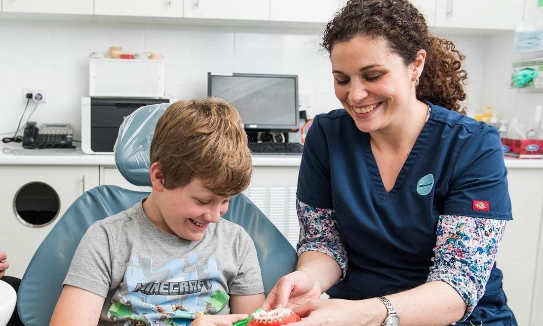 Dr Georgia Sheahan with one of her favourite patients