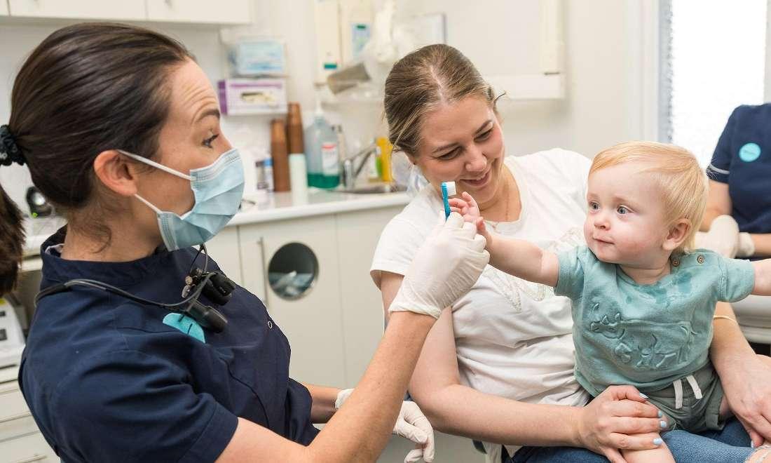 Baby's First Visit to the Dentist